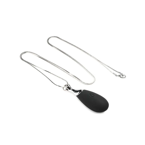 Charmed 10X Vibrating Silicone Teardrop Necklace