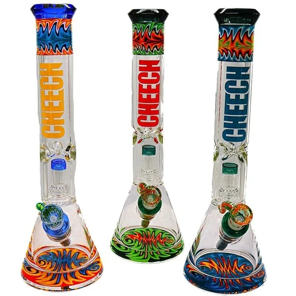 Cheech CA-56 16″ Super Thick Retro Tube W/ Ice Catcher Perc