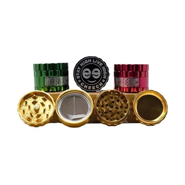 Cheech JC-9057 4PC Cheech Logo Grinder