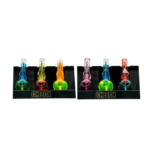 Cheech Pipe-9 Double Colored Glycerin Handpipe