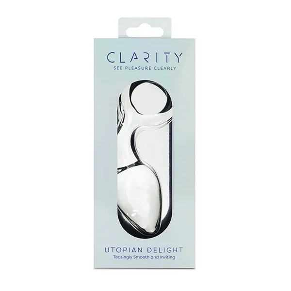 Clarity Glass Dildo – Utopian Delight