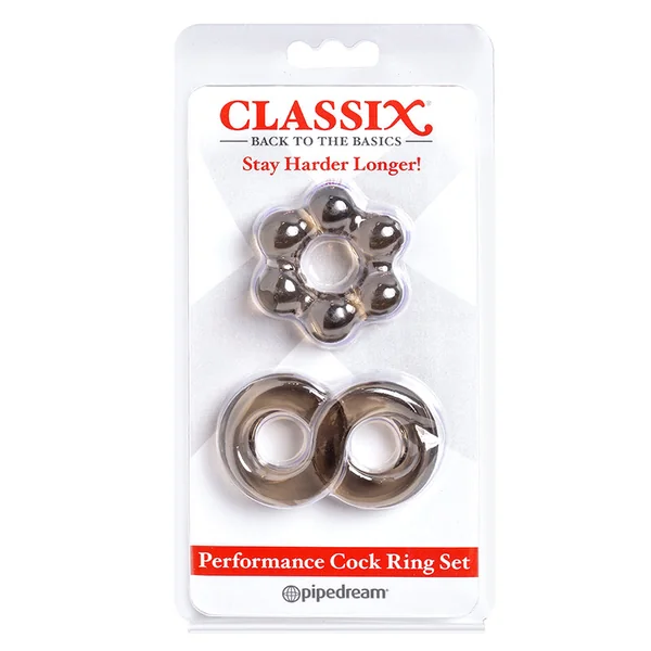 Classix Performance Cock Ring Set 2pk by Pipedream Products®