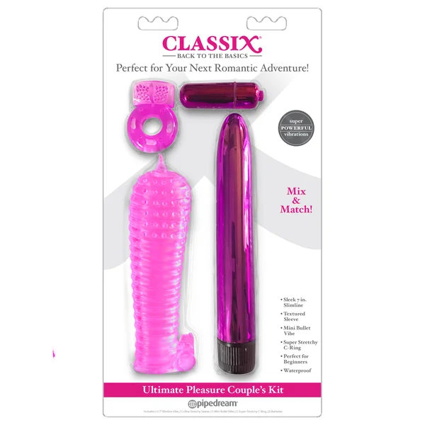 CLASSIX ULTIMATE PLEASURE COUPLES KIT PINK