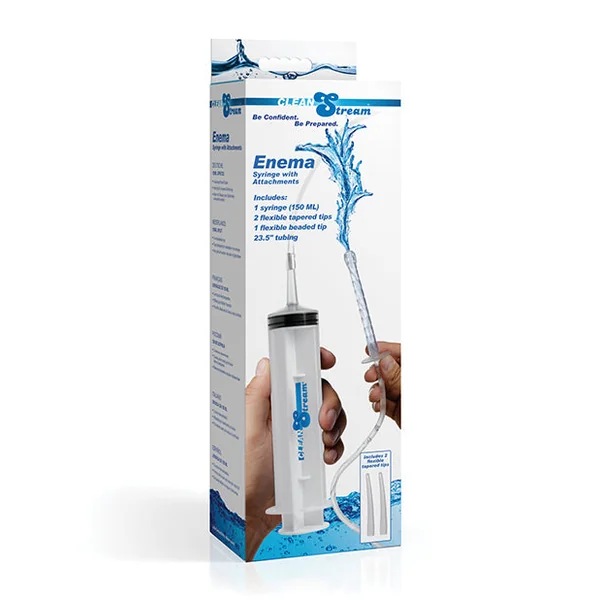 Cleanstream Enema Syringe w/Attachments