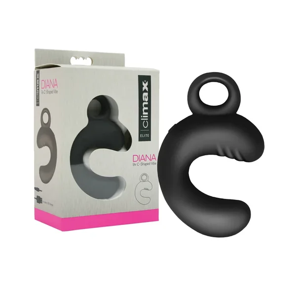 Climax Elite Diana C Shaped Vibe – Black