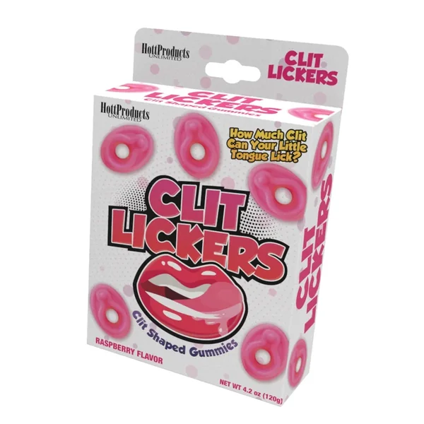 Clit Lickers Clit Shaped Gummies – Raspberry