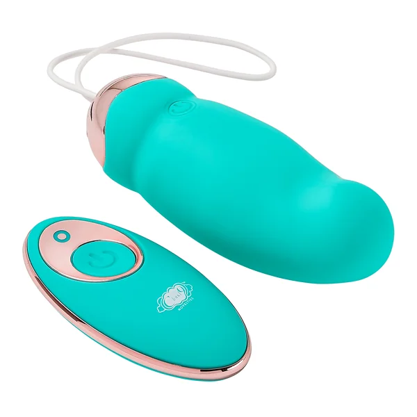 CLOUD 9 HEALTH & WELLNESS WIRELESS REMOTE CONTROL EGG W/ SWIRLING MOTION TEAL