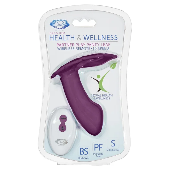 CLOUD 9 HEALTH & WELLNESS WIRELESS REMOTE CONTROL PANTY LEAF” VIBE – PLUM”