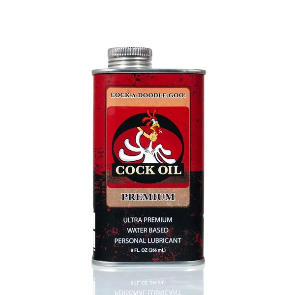 COCK OIL Water Based Lubricant Metal Can 9 oz / 266 ml