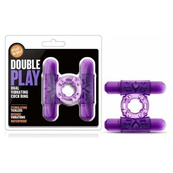Cock Ring - Double Play - Dual Vibrating Cock Ring