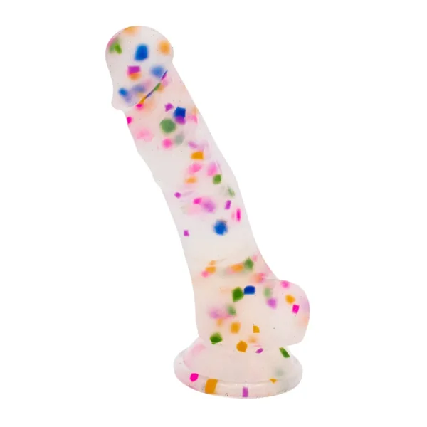 Cock-A-Palooza Confetti Silicone Dildo – Natalie Toy Box