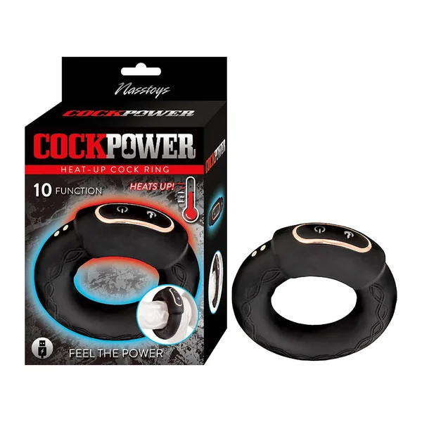 Cockpower Heat Up Vibrating Cock Ring by NassToys