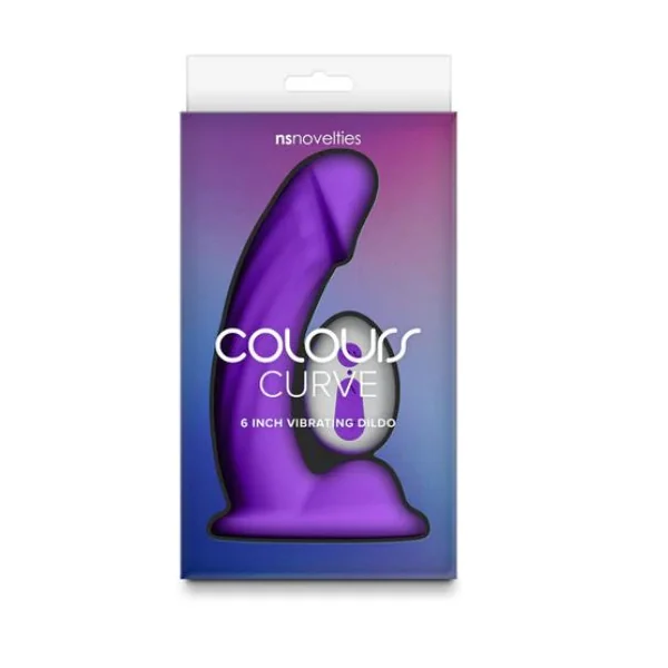COLOURS CURVE VIBR. 6′ DILDO PURPLE