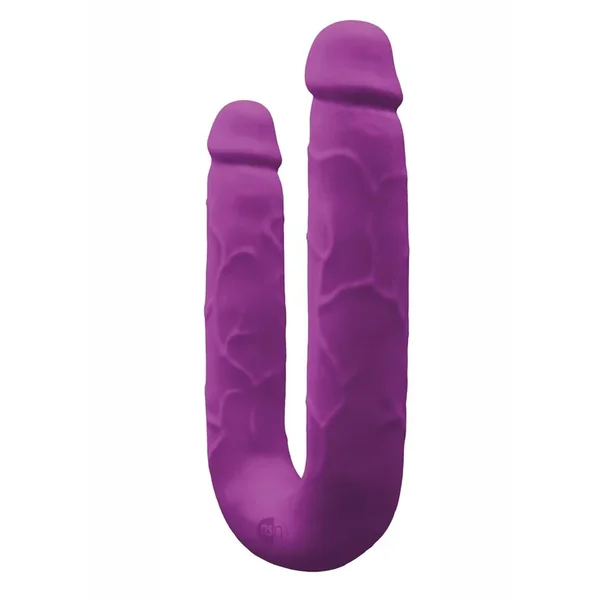 Colours DP Pleasures Silicone Double Dildo – Purple