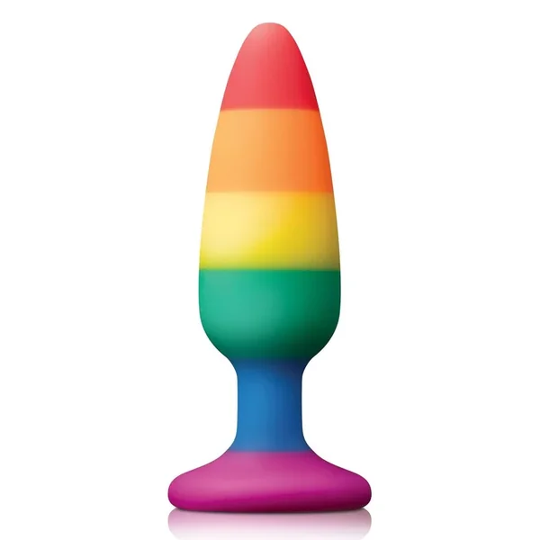 Colours Pleasure Pride Editon Silicone Butt Plug – Medium – Rainbow