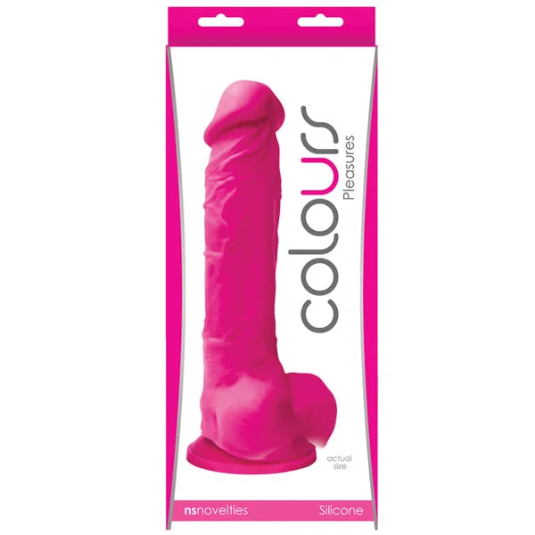Colours Pleasures Silicone Dildo W/suction Cup