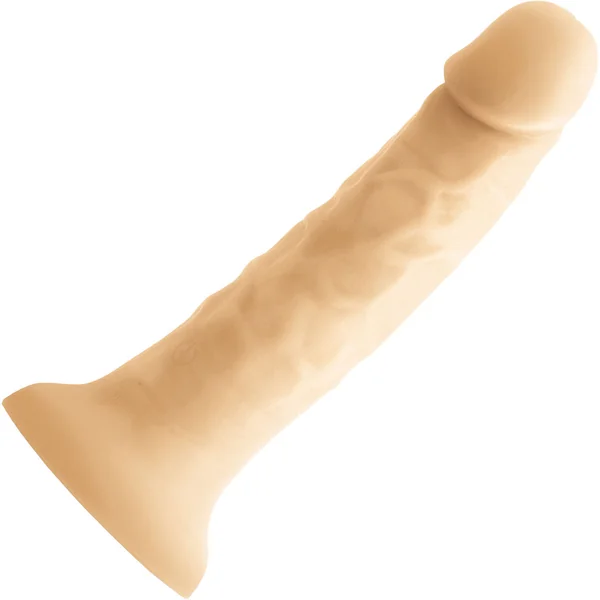 Colours Pleasures Smooth 7" Vanilla Vibrating Silicone Dildo