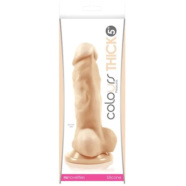 “Colours Pleasures Thick 5″” Dildo”