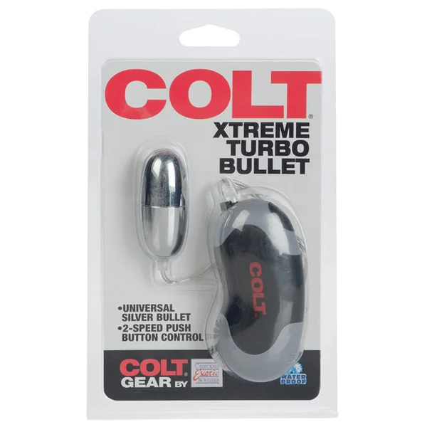 Colt Xtreme Turbo Bullet Power Pack Waterproof - 2 Speed Silver