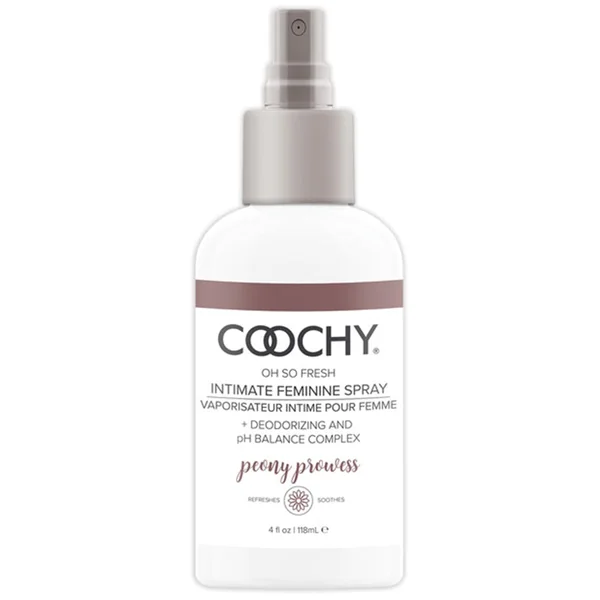 Coochy Brand Intimate Feminine Spray - Peony Prowess - 4 oz.