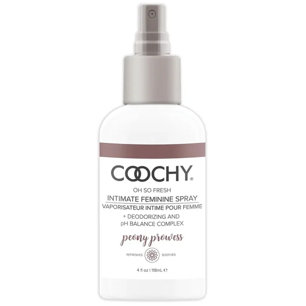 COOCHY Intimate Feminine Spray – 4 oz Peony Prowess