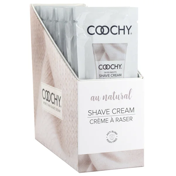 Coochy Oh So Smooth Shave Cream - au Natural 0.5oz (24 Pack)