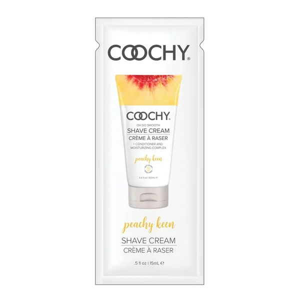 COOCHY Shave Cream – .5 oz Peachy Keen