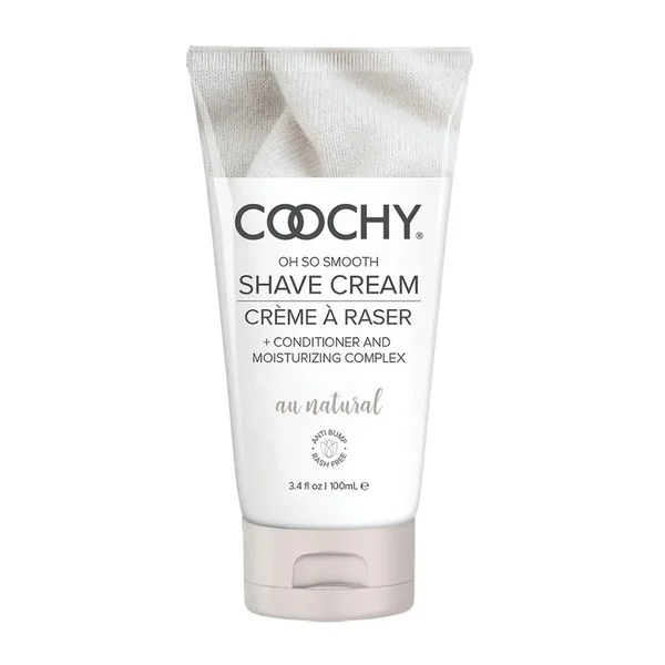 COOCHY Shave Cream – Au Natural – 3.4 oz