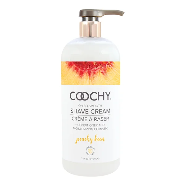 COOCHY SHAVE CREAM PEACHY KEEN 32 FL OZ