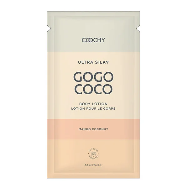 Coochy Ultra Silky Body Lotion Foil - .35 Oz Mango Coconut