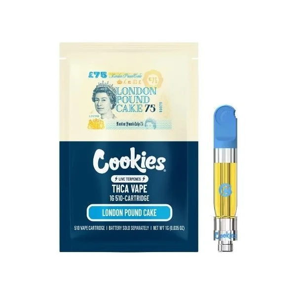 Cookies 1g 510 THCA Cartridge London Pound Cake