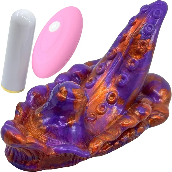 Copperhead Silicone Rechargeable Vibrating Grinder With Remote By Alien Nation