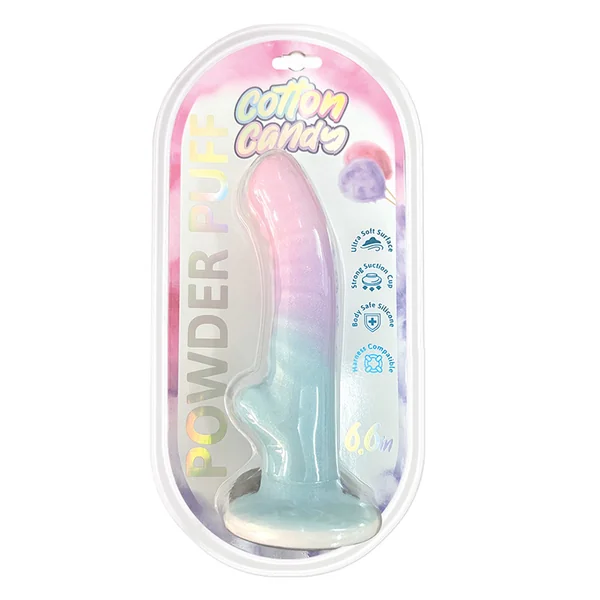 COTTON CANDY PIXIE DIX 6.5IN SILICONE DILDO