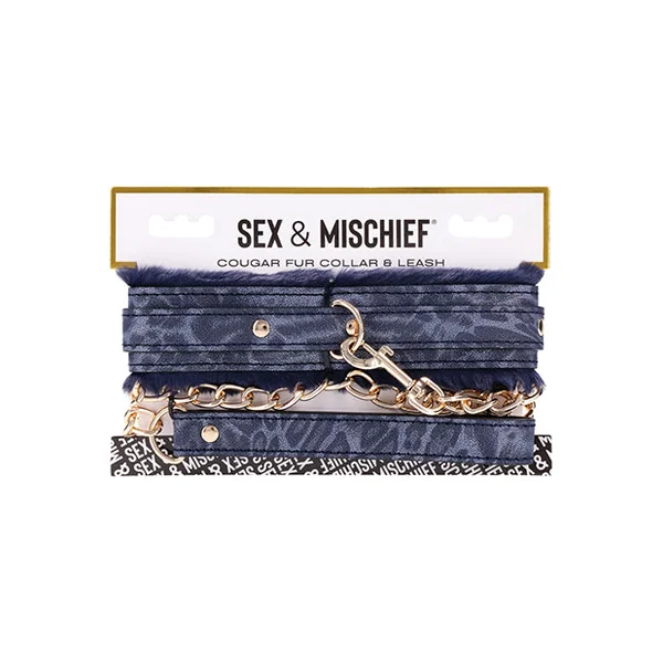 Cougar Fur Collar & Leash