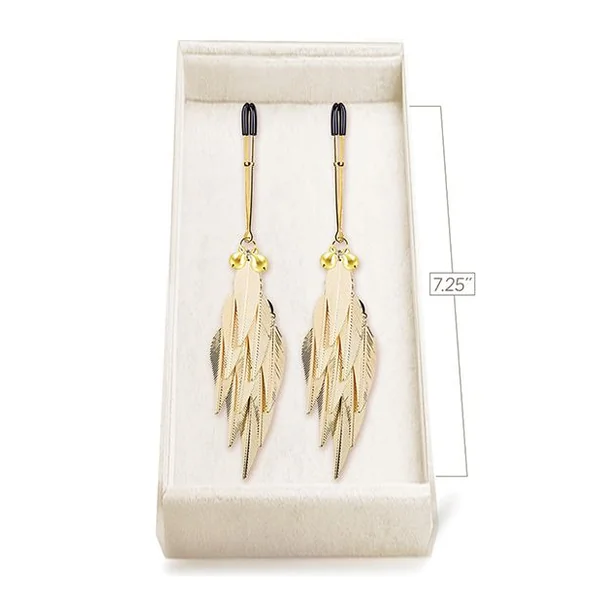 Couture Clips Luxury Nipple Clamps-Golden Harvest
