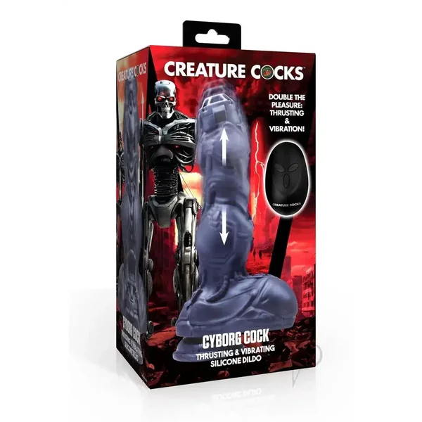 Creature Cock Thrusting and Vibrating Rechargeable Dildo