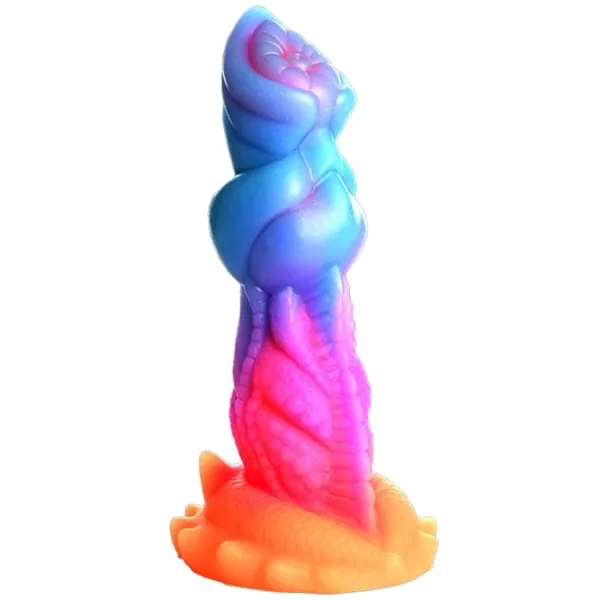 Creature Cocks – Aqua-Cock Glow in the Dark Silicone Dildo – 7.6in