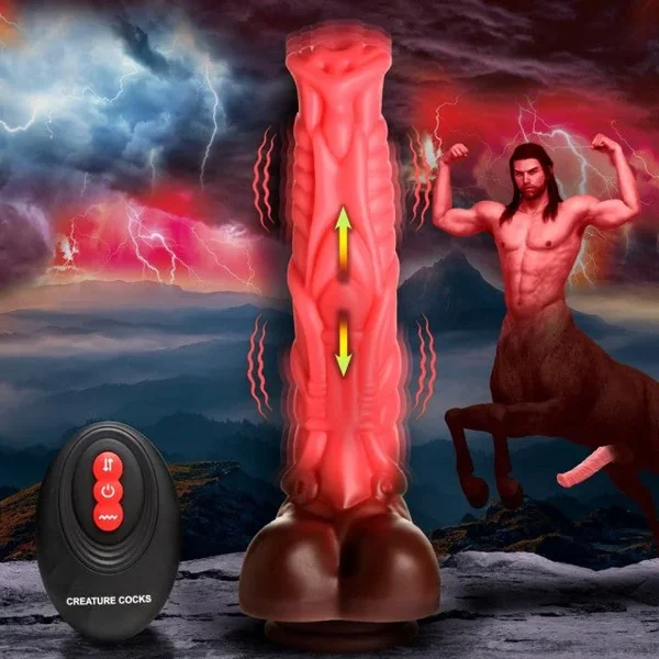 Creature Cocks Deluxe Centaur Thrusting & Vibrating Dildo