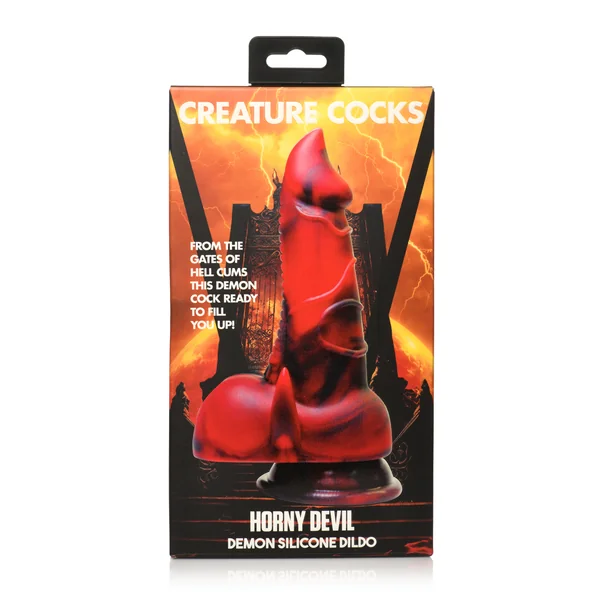 CREATURE COCKS HORNY DEVIL DEMON SILICONE DILDO