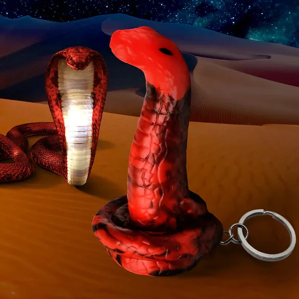 Creature Cocks King Cobra Keychain by XR