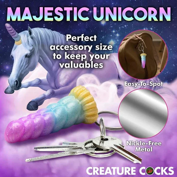 Creature Cocks Mystical Unicorn Keychain by XR