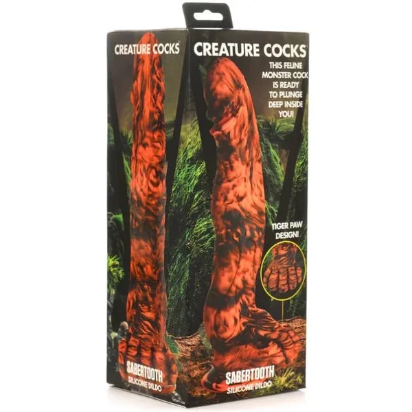 Creature Cocks “Sabretooth” Tiger Dildo