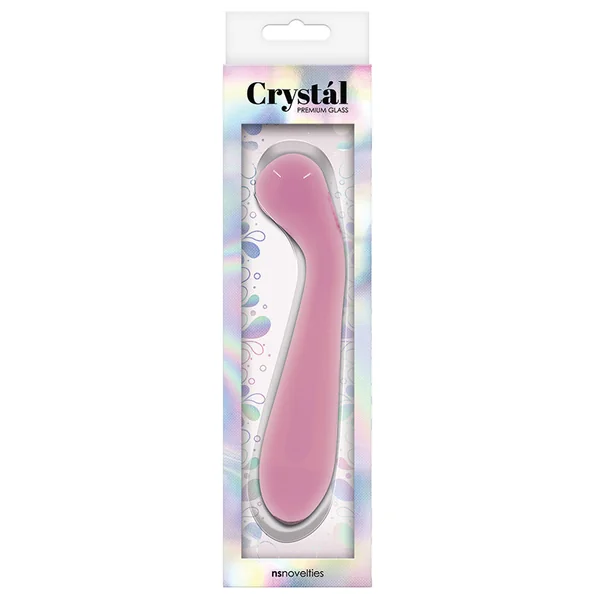 Crystal Glass G Spot Wand - Pink