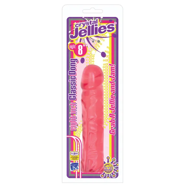 Crystal Jellies 8 inch Classic Dildo