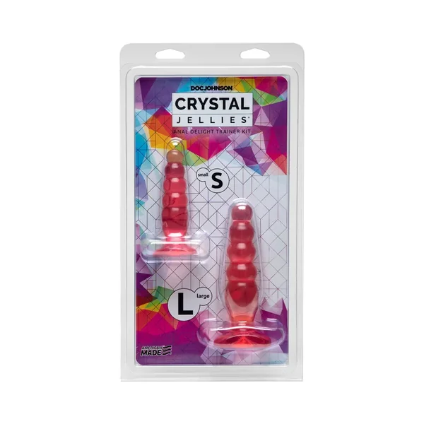 Crystal Jellies – Anal Delight Trainer Kit Pink