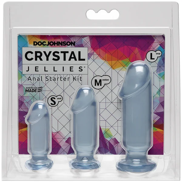 Crystal Jellies Anal Starter Kit - Grey