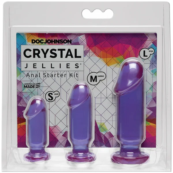Crystal Jellies Anal Starter Kit - Purple