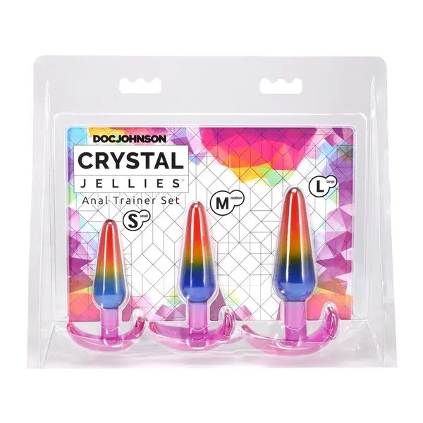 Crystal Jellies Anal Trainer Kit by Doc Johnson