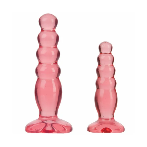 CRYSTAL JELLIES ANAL TRAINER KIT PINK