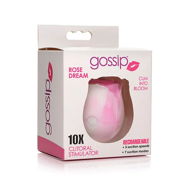 Curve Novelties Gossip Cum Into Bloom Clitoral Vibrator - Rose Dream Swirl